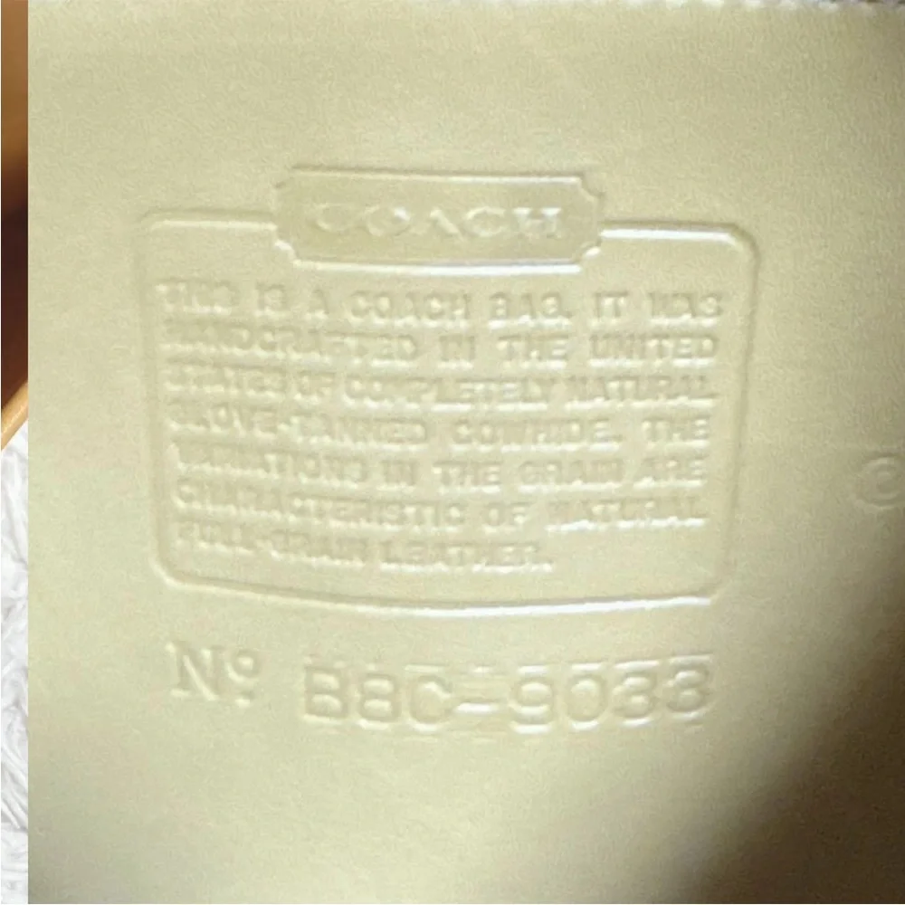Coach Caramel Leather Hobo Bag - Picture 11 of 13